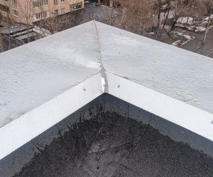 Угол парапета оцинковка