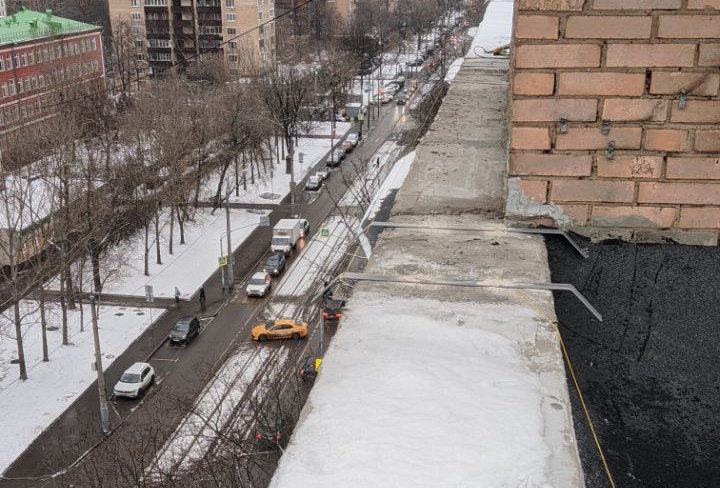 Примыкания с парапетом