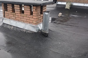 Устройство плоской наплавляемой кровли